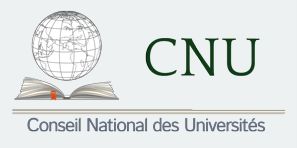 Conseil National des Universités (CNU)